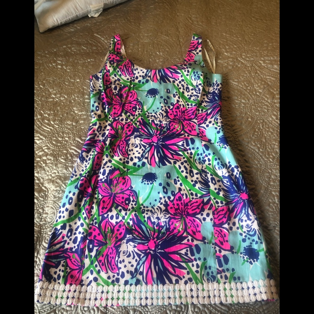 Lilly Pulitzer Eaton Shift Dress Size 8.